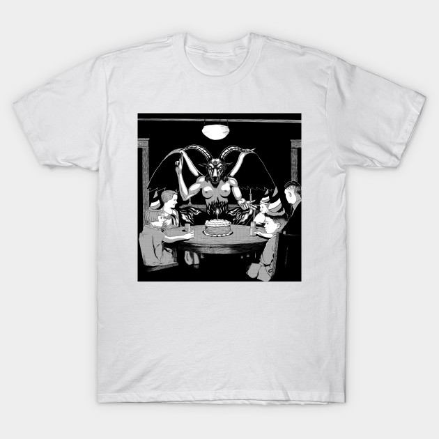 Happy Baphomet T-Shirt-TOZ